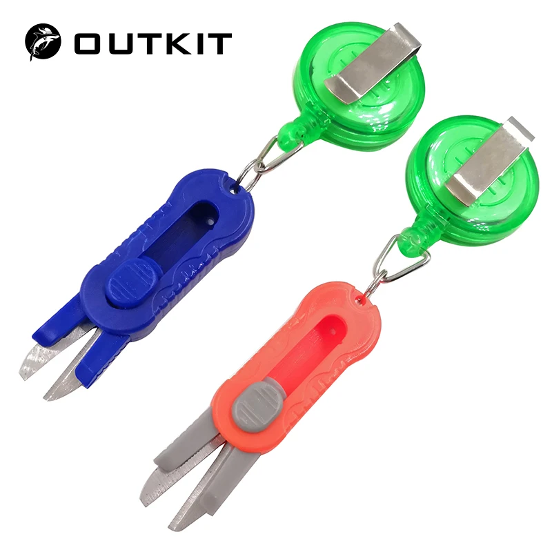 Fishing Line Cutter - Outhit 1 pçs mini tesoura flexível
