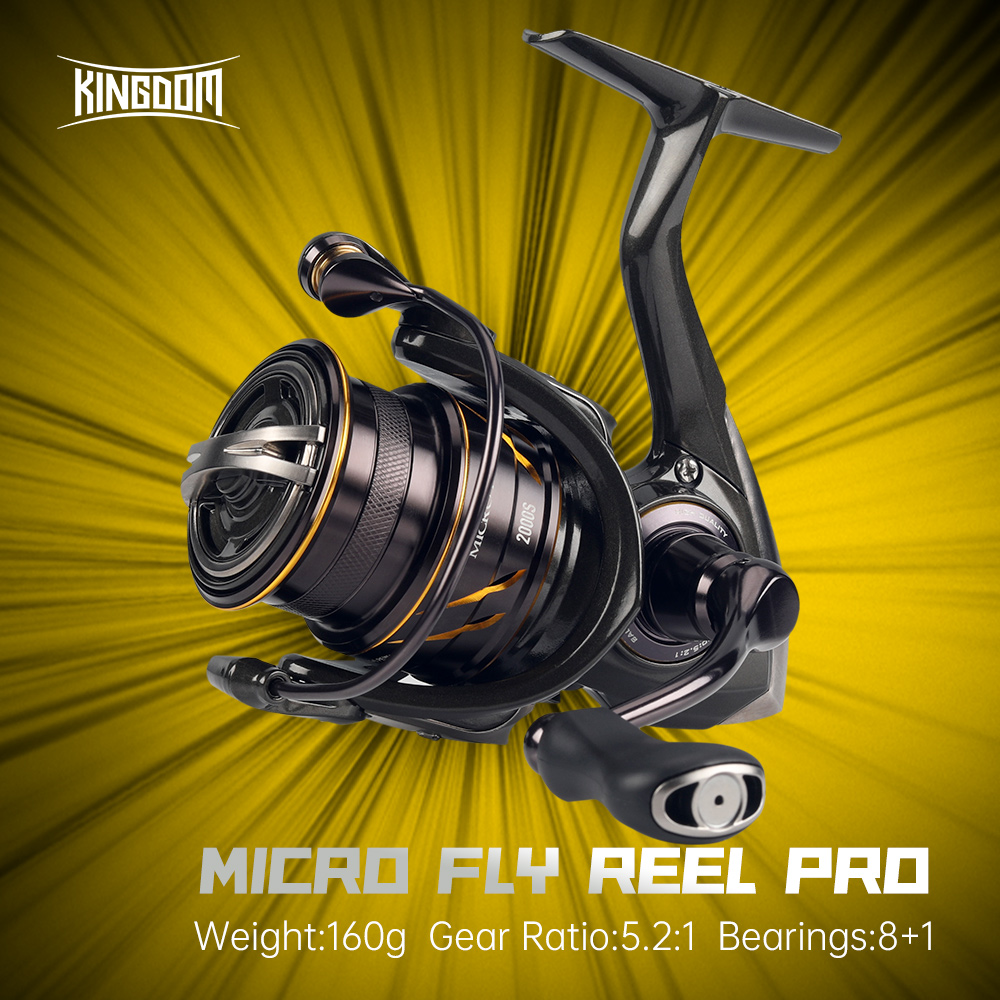 Kastking Reel Zephyr - Carretilha de Pesca Kingdom Micro Fly