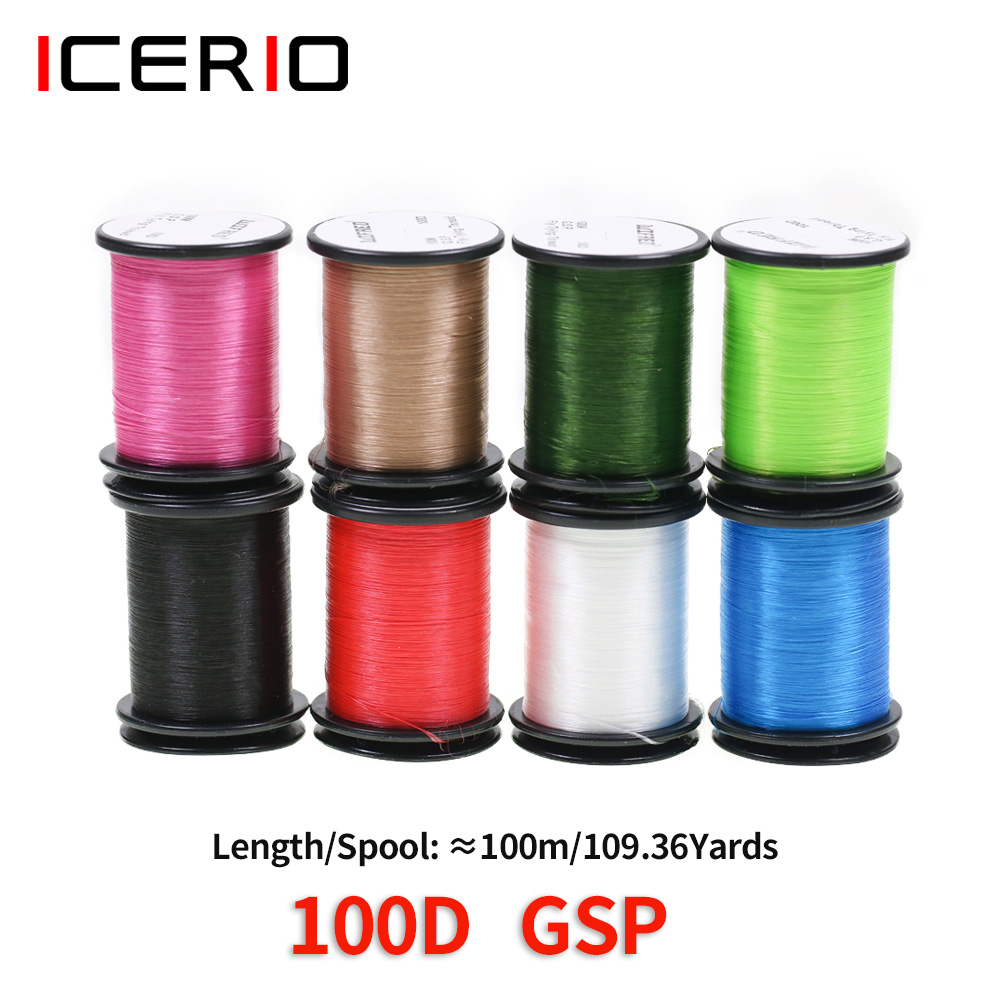 Icerio 2 pçs 100d gsp mosca am - Ice Fishing Line avaliação e preço